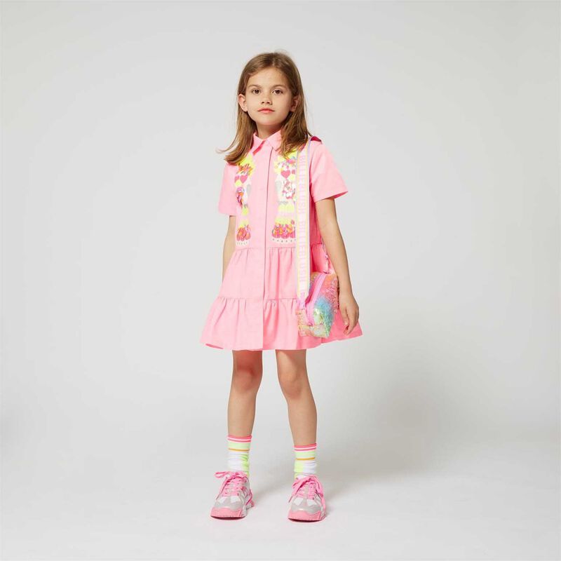 Billieblush Short Sleeve T-Shirt Dress 3-6Y image number 1
